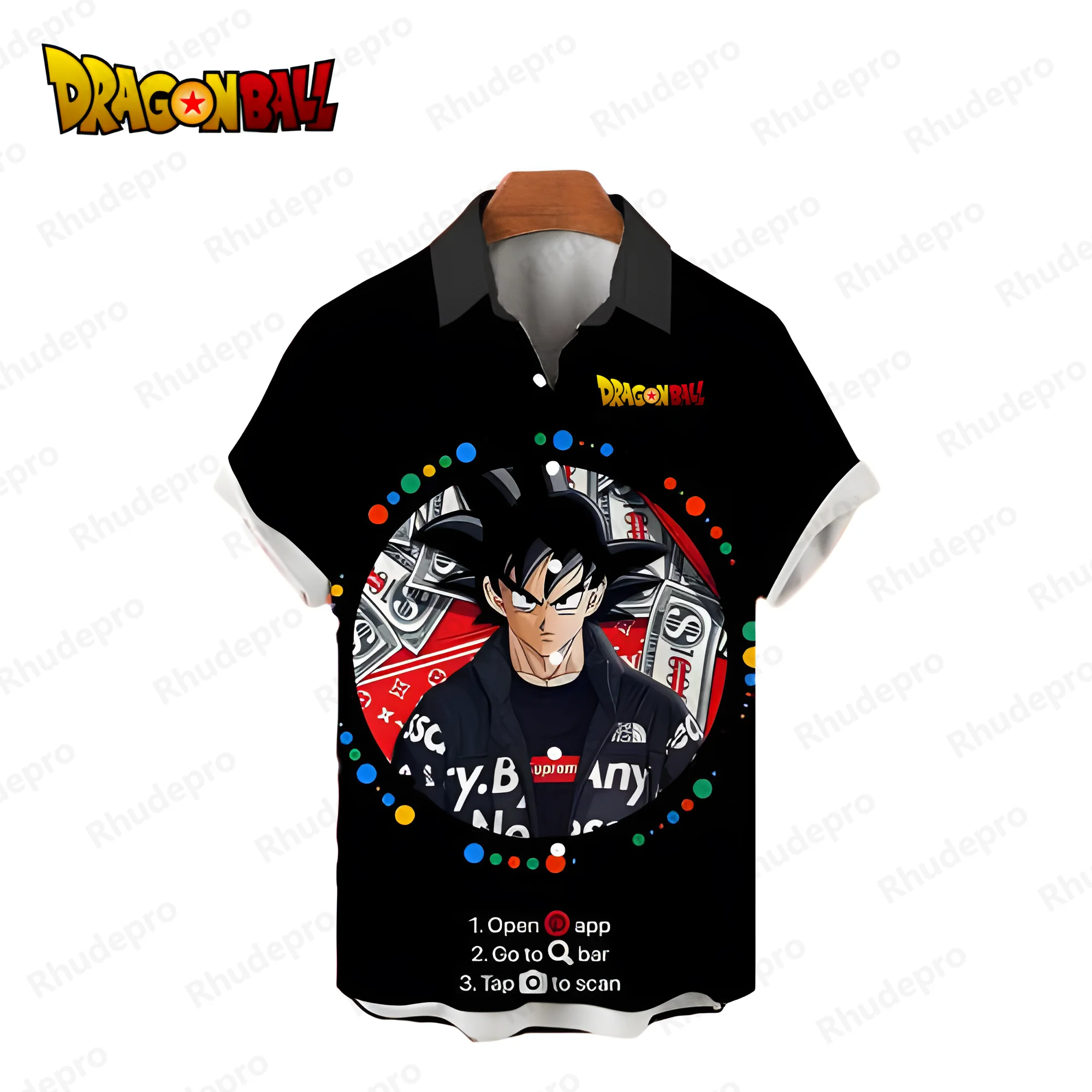 Dragon Ball Z Men's Shirts Vegeta Oversized Harajuku Fashion Hawaiian Shirt Anime Super Saiya Summer Blouse Cool Y2k 2024