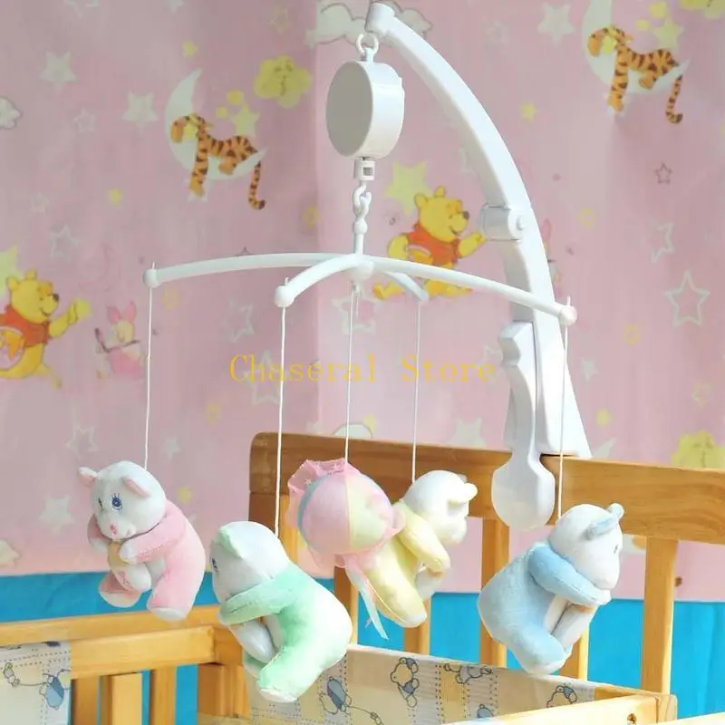 E7CE Plastic Music Stroller Crib Rattle Interacción Baby Baby Mobile Hanging Toy