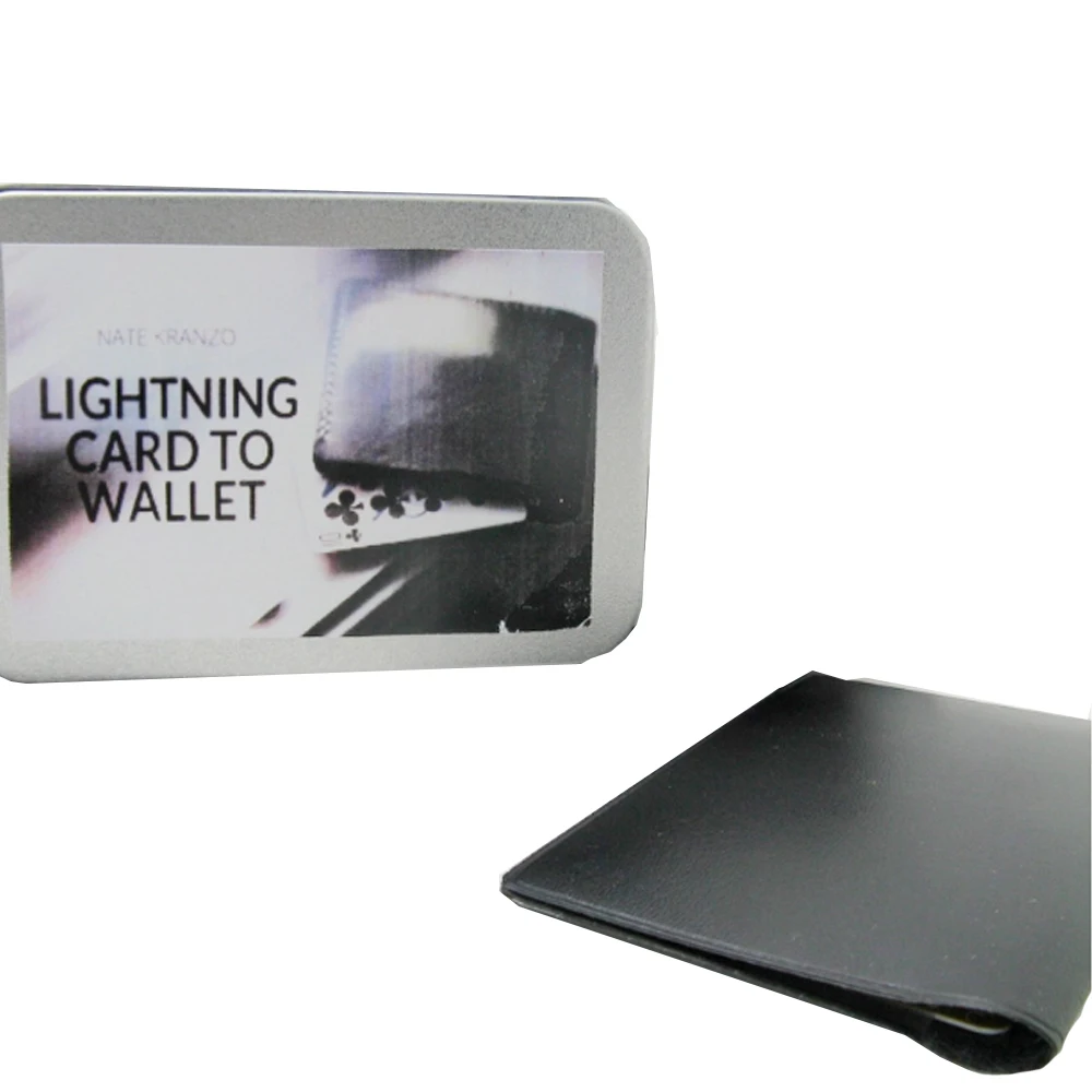 

Карта с подсветкой до кошелька Magic Trick — мгновенная подпись карты в герметичном кошельке для уличных выступлений крупным планом