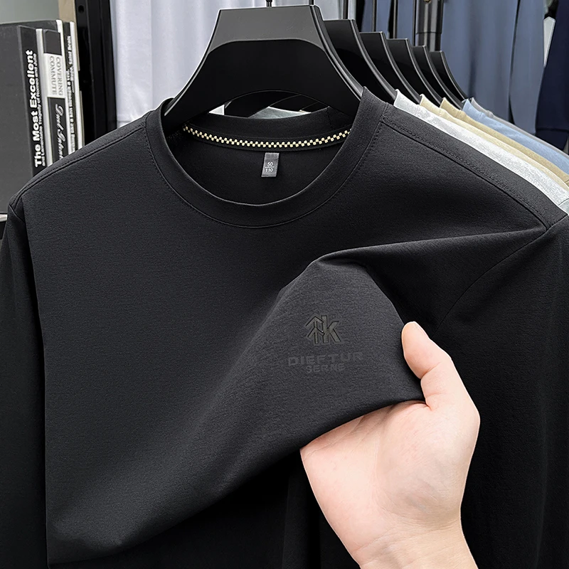 2026 Neues Herren-Basic-Sweatshirt aus Komfortablem, Atmungsaktivem Stoff mit Langen Ärmeln für Herbst und Winter – Detail 8