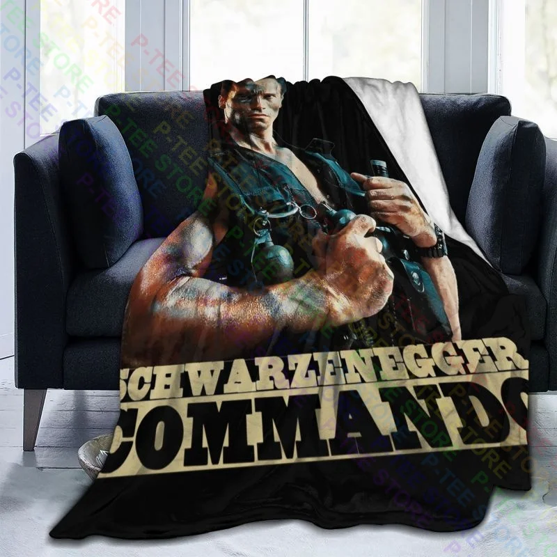 Arnold Schwarzenegger Commando Blanket Casual Bedroom Ultra-Soft Cover Blanket Sofa Decorative