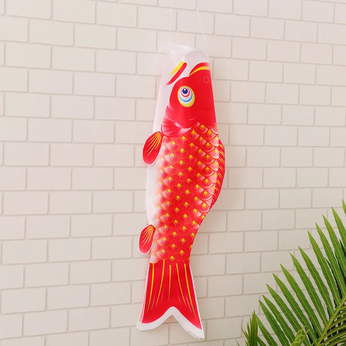 

Carp Streamer Flag Decor Japan Fish Silk Decors Unique Outdoor Fishing Japanese-style