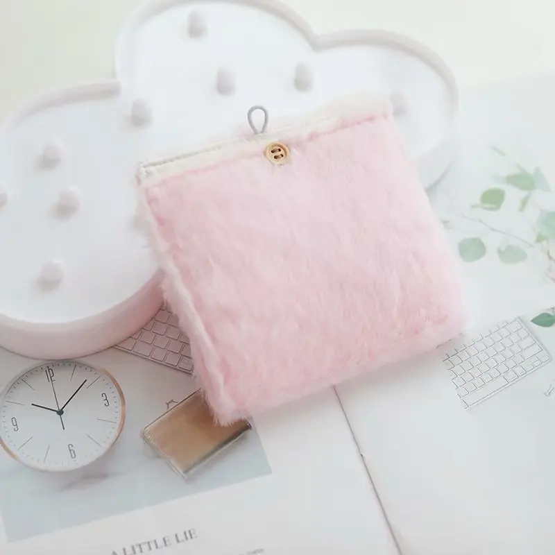 Hello Kitty Cinnamoroll Anime Kawaii Sanrio Plush Tampon Storage Bag Cute Cartoon My Melody Handbag Lovely Toys for Girls