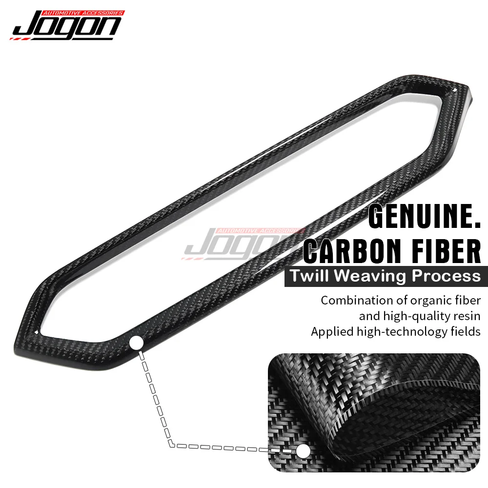 For BMW G20 LCI G21 G22 I3 I4 320i 330i 3 4 Series Facelift 2022 2023 Car Center Console Air Vent Outlet Frame Real Carbon Fiber