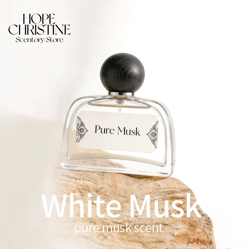 

HOPE CHRISTINE Pure White Musk High Quality Perfume Luxury Long Lasting Niche Perfume Clean Skin Soap Body Mist Gifts for Woman