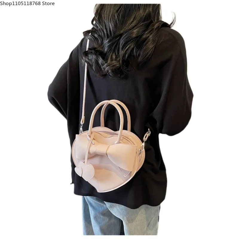 

Глянцевые сумки через плечо и через плечо из искусственной кожи в форме сердца, новый стиль, модные сумки в стиле ретро, роскошные сумки для женщин