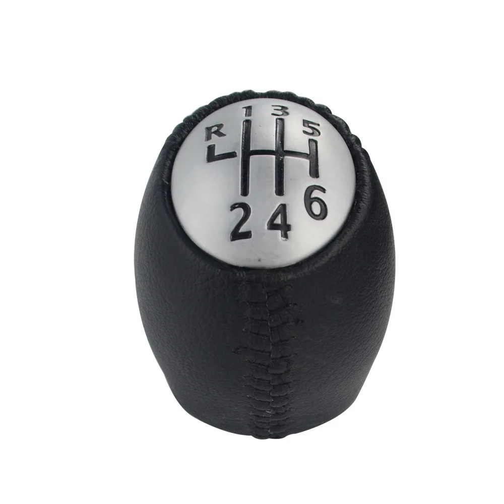 

A73Q-6 Speed PU Gear Shift Shifter Knob Lever Stick For Renault Megane Clio Laguna Scenic For Vauxhall Opel 328650024R