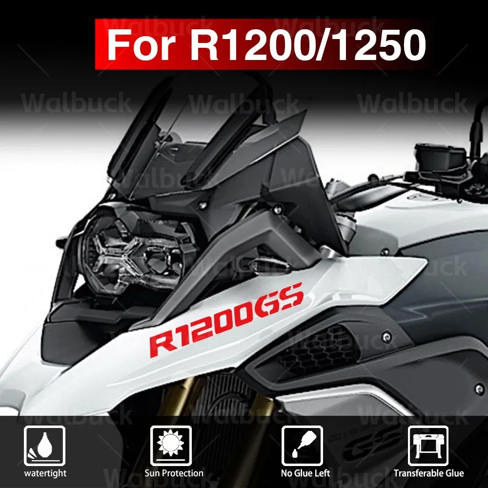 Motorcycle Front Lip Decorative Sticker Birdmouth Front Mouth Decal Accessories For R1200GS r1250gs GSA adv LC r 1200 gs R1250