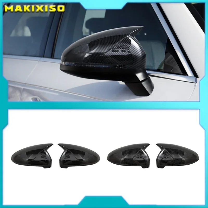 

2pcs For Audi A4 A5 B9 Side Mirror Caps (Carbon Look) 2017 2018 2019 S4 S5 RS5 Allroad Quattro