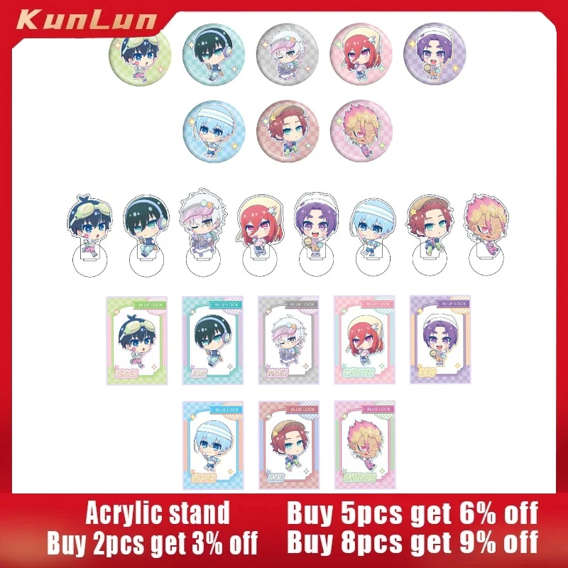 

Синий замок, периферийные устройства японского аниме, металлический значок/акриловая подставка/карточка, коллекционные настольные украшения, креативные подарки на день рождения, игрушка для мальчика