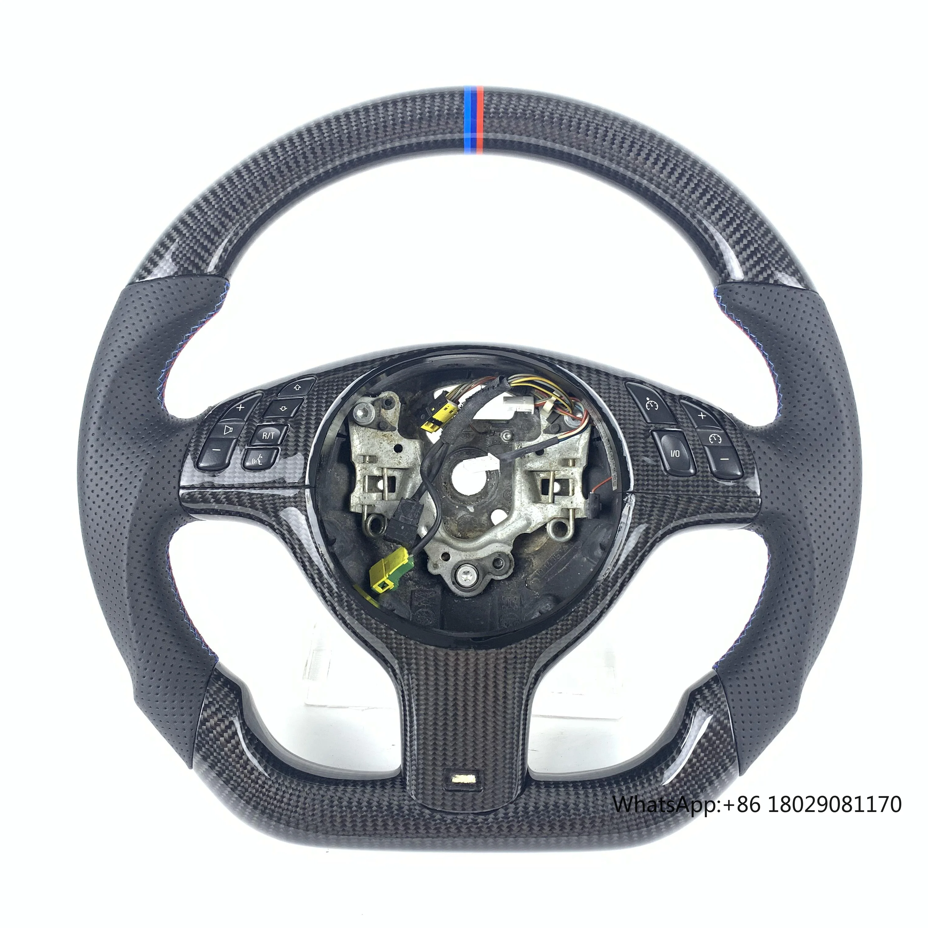 

Customized steering wheel for BMW E46 modified auto parts carbon fiber steering wheel