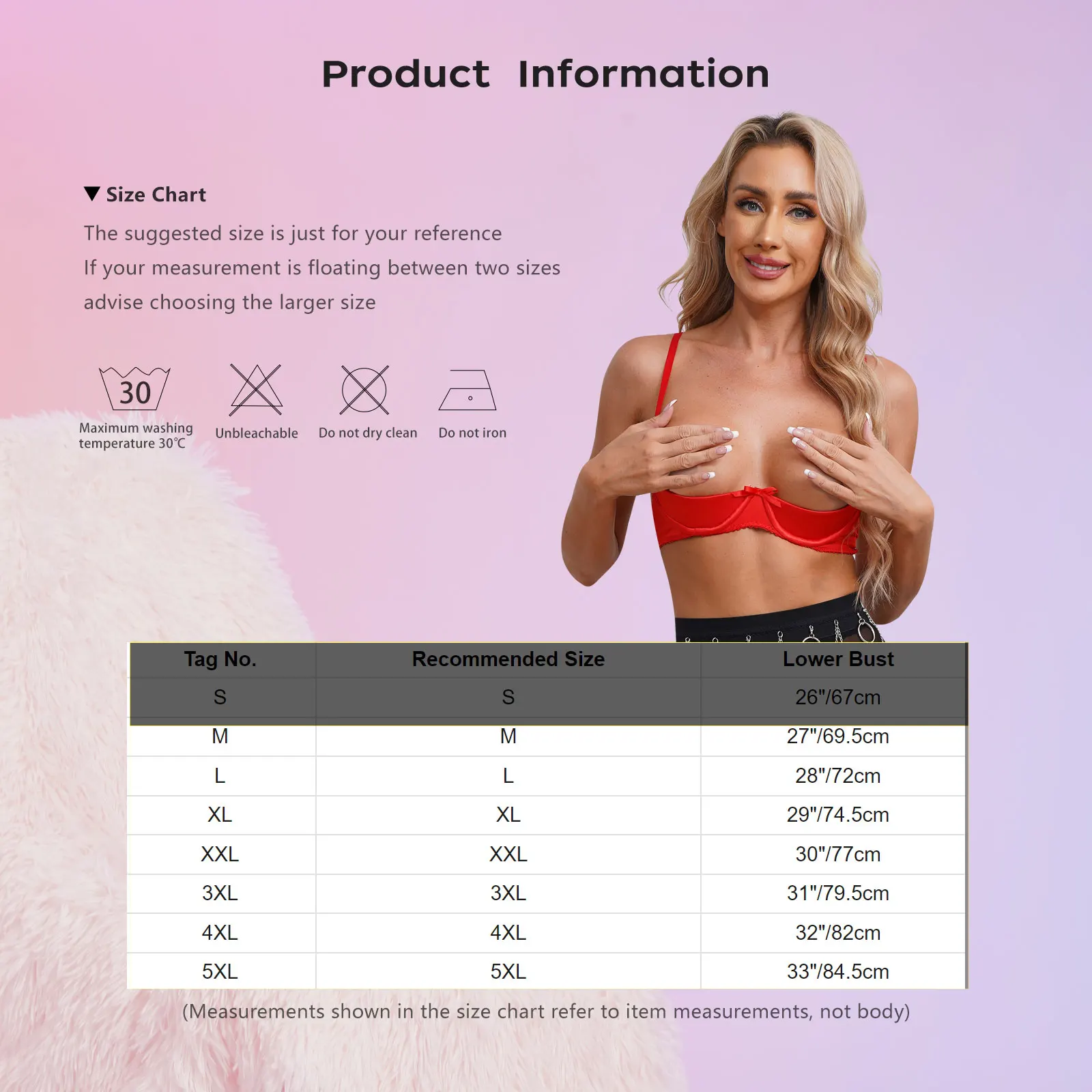 Womens Sexy Satin Bra Lingerie Adjustable Spaghetti Straps Underwire Half Cup Bow Push Up Balconette Bra Underwear