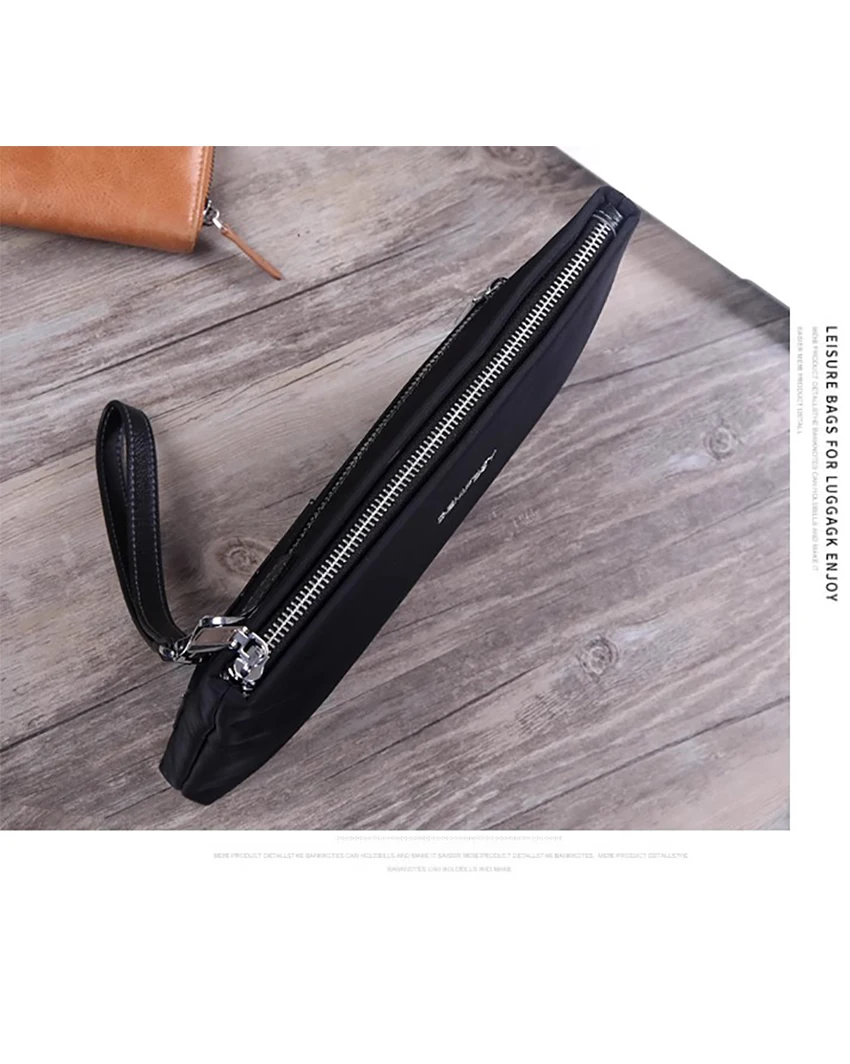 حقيبة يد جديدة من القماش والقماش أكسفورد للرجال ذات سعة كبيرة من النايلون - حقيبة مغلف للمستندات ذات الإصدار العادي