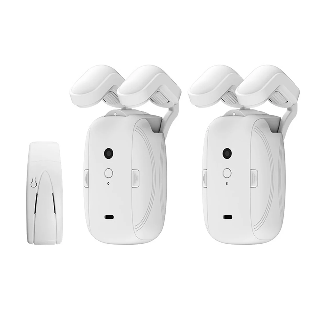 ABJG-Dual TUYA スマート WiFi カーテンロボットローマンロッドトラック自動カーテンオープナーリモコン