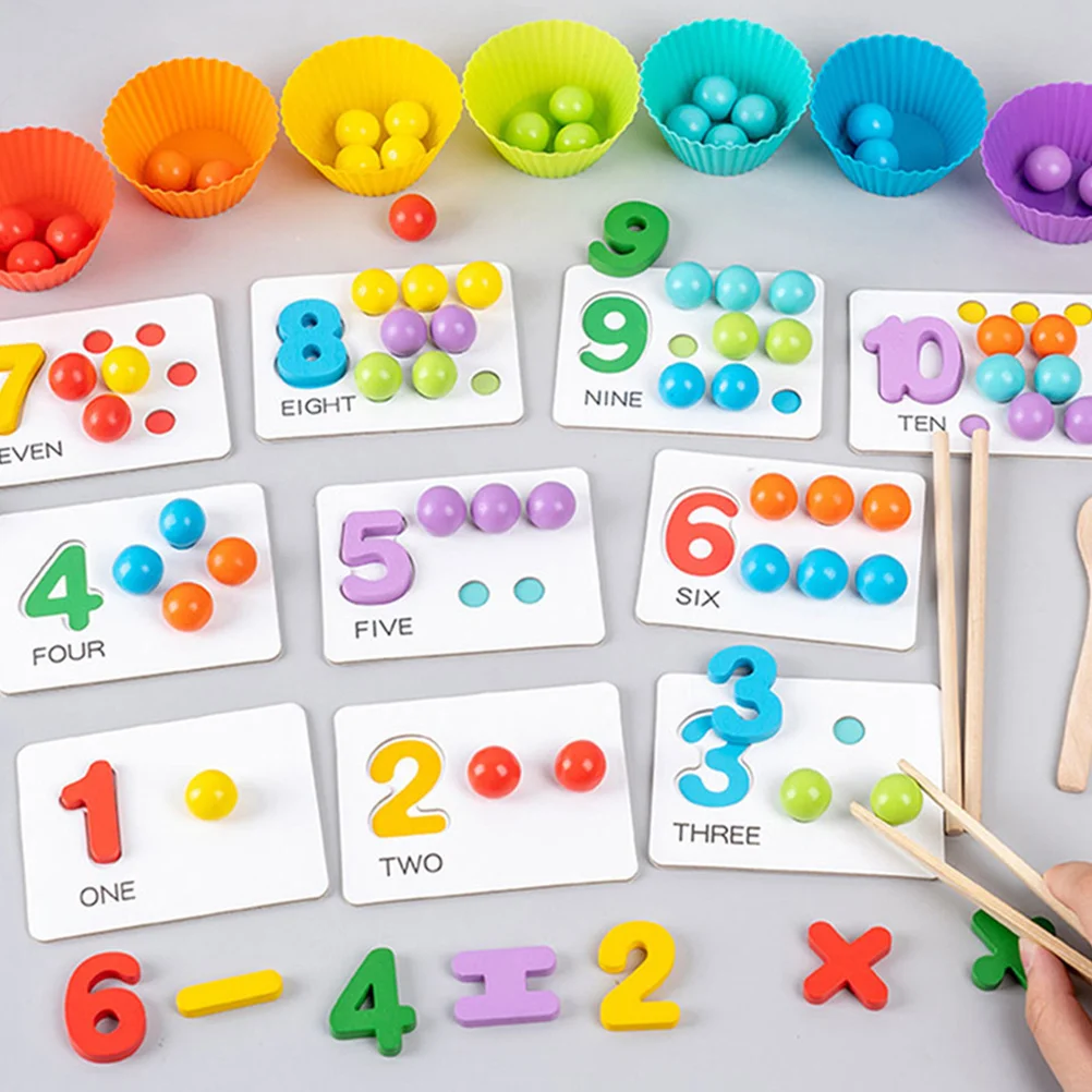 

2pcs Wood Tweezers For Kids Fine Motor Skills Training Educational Toddler Tongs Sorting Game Early Learning Tools Hand Tool Set