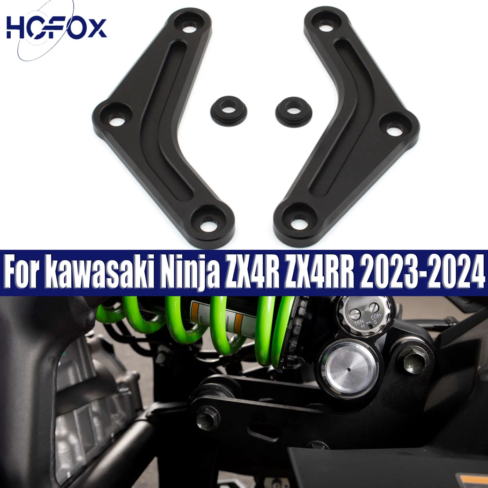 

Lowering kit Dog Bones Suspension Linkage For kawasaki Ninja ZX4R ZX4RR 2023-2024