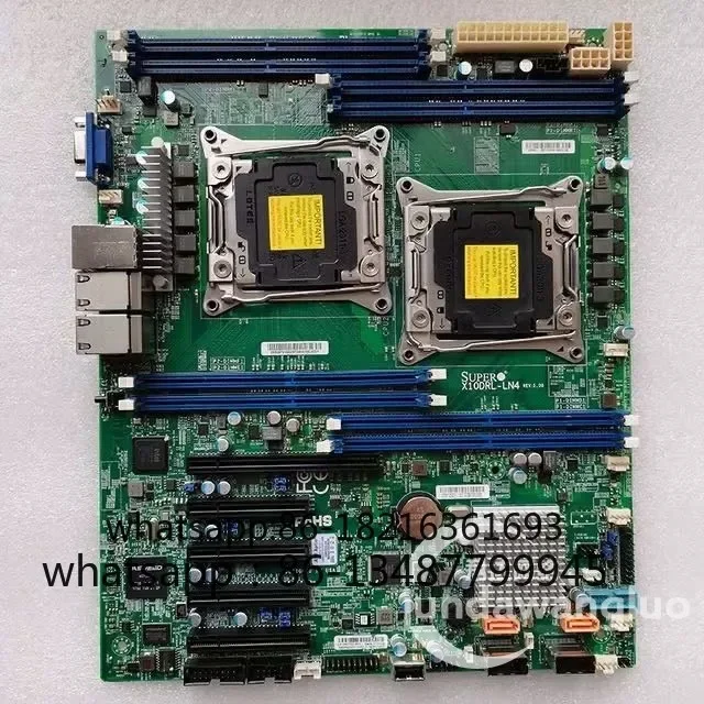 

Серверная материнская плата X10DRL-LN4, четырехпортовая гигабитная C612, IPMI, пульт дистанционного управления