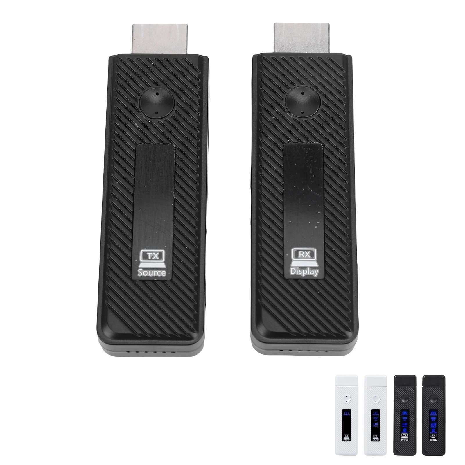 جهاز إرسال واستقبال الوسائط المتعددة اللاسلكي عالي الدقة 5G 2.4G 4K فك تشفير 1080P مخرج التوصيل والتشغيل مجموعة موسع الوسائط المتعددة المحمولة عالية الدقة #4