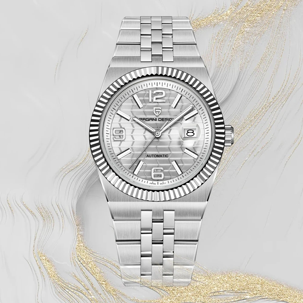 

PAGANI DESIGN 2025 new 8215 movement automatic luxury mechanical men's watch gift box sapphire glass stainless steel men's watch