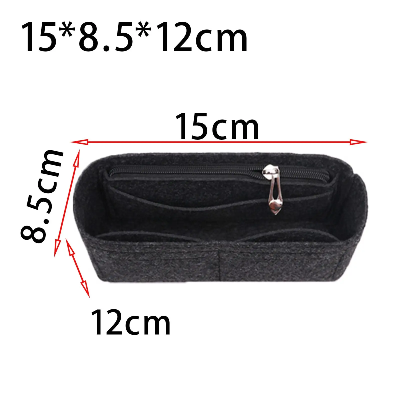 Purse Organizer Insert Cosmetic Bag Liner Container Inner Bag for Crossbody Bag Tote Bags Bucket Bag Underarm Bags Shoulder Bag