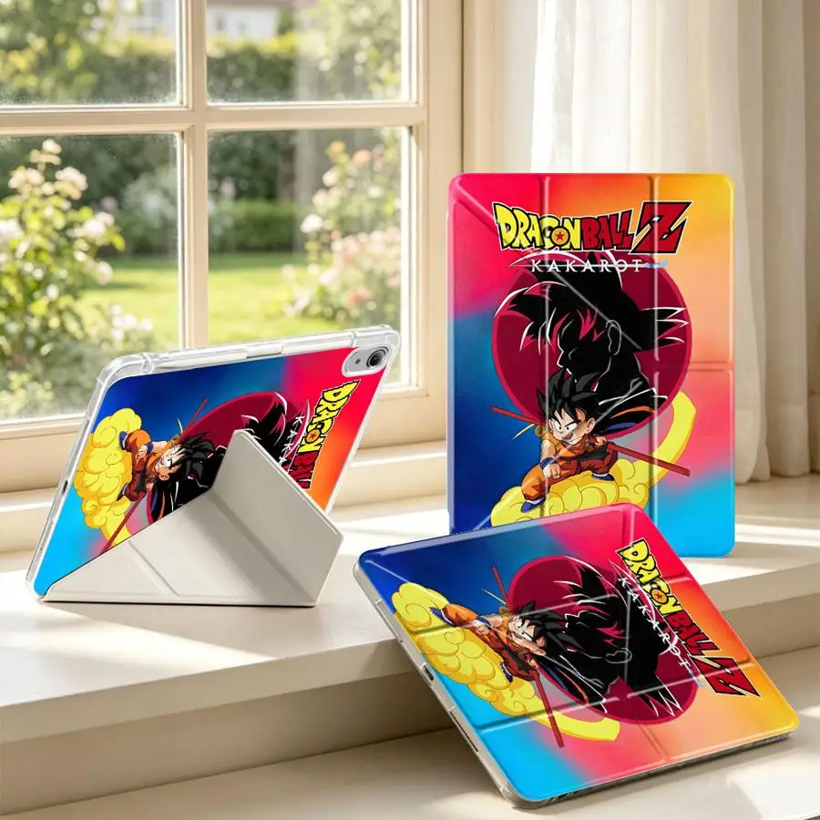 Dragon Ball Goku Cute Tablet Case For Samsung Galaxy Tab A11 S8 S10 Lite A8 S9 Plus A9 Plus S7 FE With Pen Slot Cover
