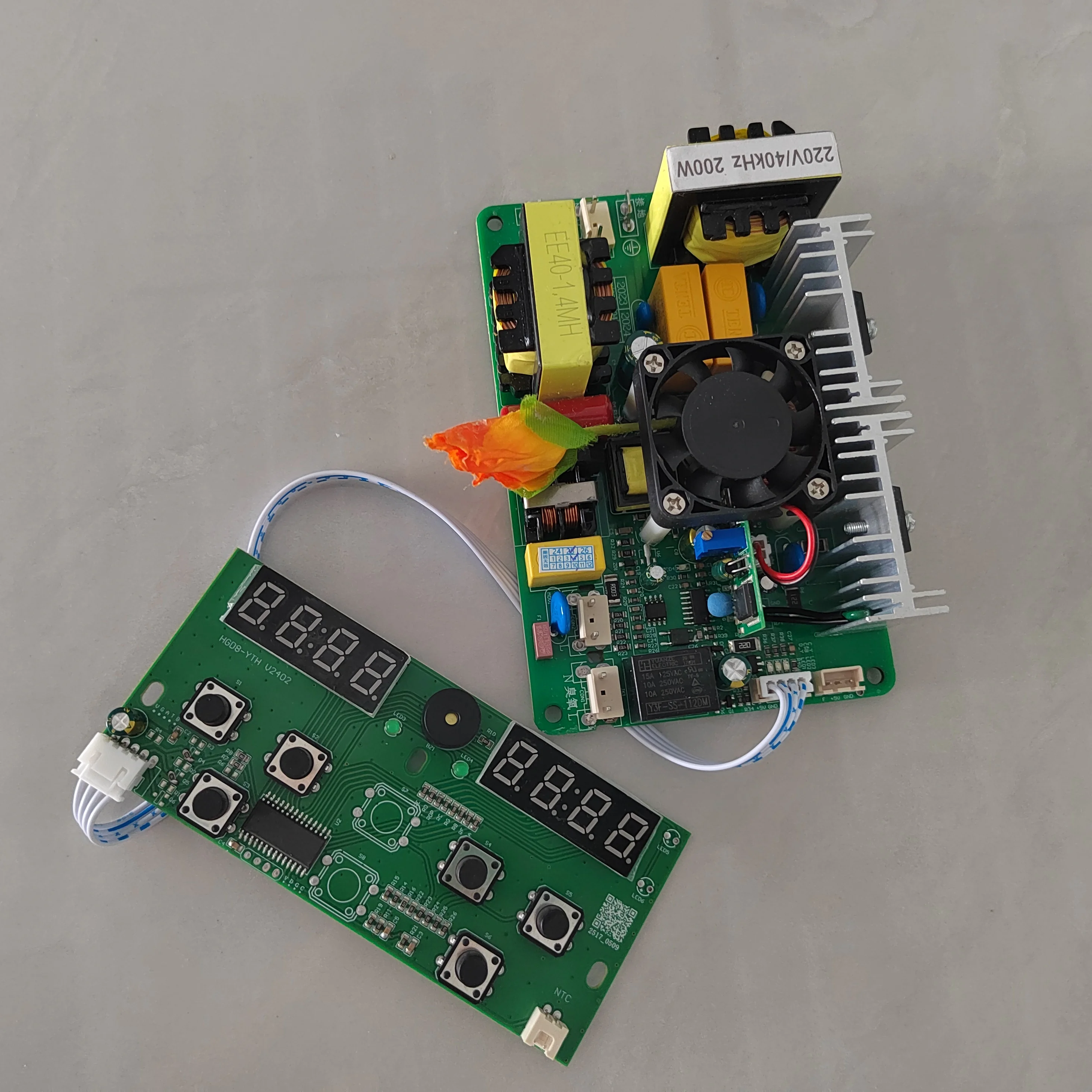 PCB del generador ultrasónico de 28K o 40K 100W-240W con temperatura y temporizador para lavavajillas ultrasónico