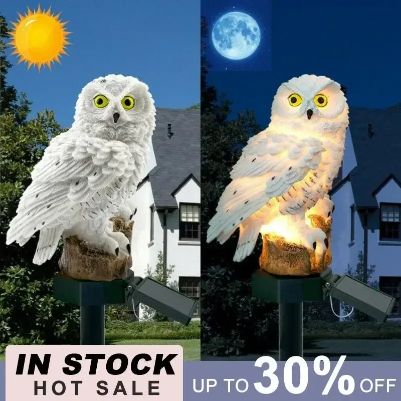 

Hot Sell Owl Solar Light With LED Outdoors Solar Lamp Solar Garden Light Home Outdoor Yard Garden
