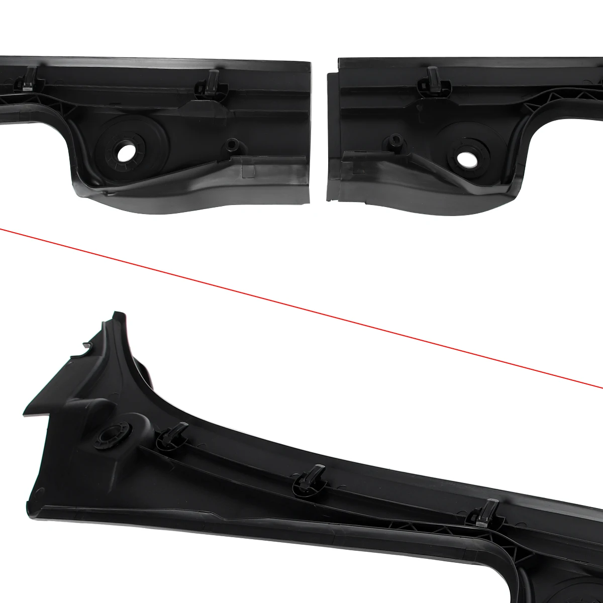 Front Windshield Wiper Cowl Panel Water Deflector For BMW 5 Series E60 E61 2003 2004 2005 2006 2007 2008 2009 2010 Car Accessories view 4