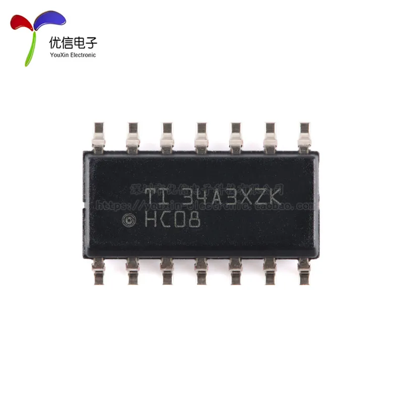 10Pcs/Original genuine SN74HC08DR SOIC-14 quad 2-input positive AND gate SMT logic chip