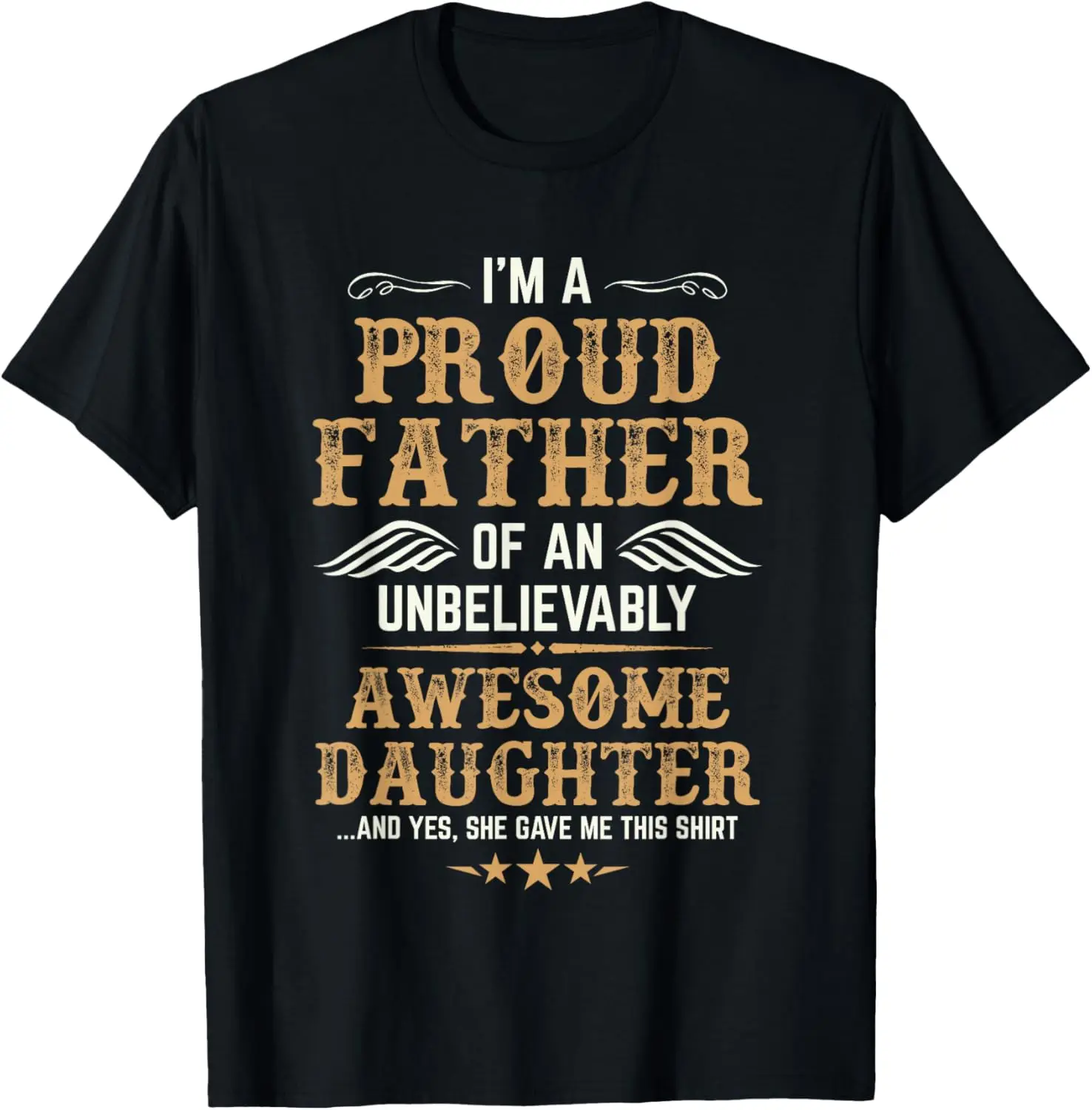 Fathers Day Shirt Dad Matching Daughter Fathers Day T-Shirt