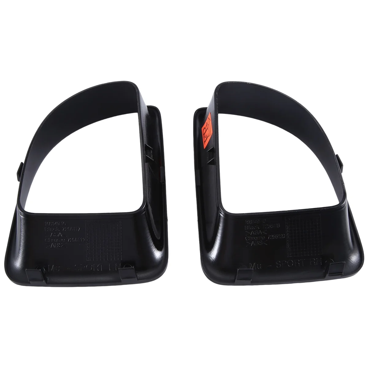 For BMW MINI R55 R56 R57 R58 R59 JCW S Car Front Air Duct Frame Black 1Pair Set 51117255117 51117255118