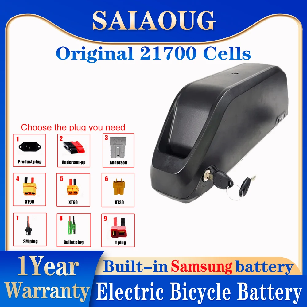 72V 60Ah ebike batteries 50Ah Polly shark battery down tube electric bike batteries 30Ah 40Ah For Bafang 3000W 1000W 500W motor