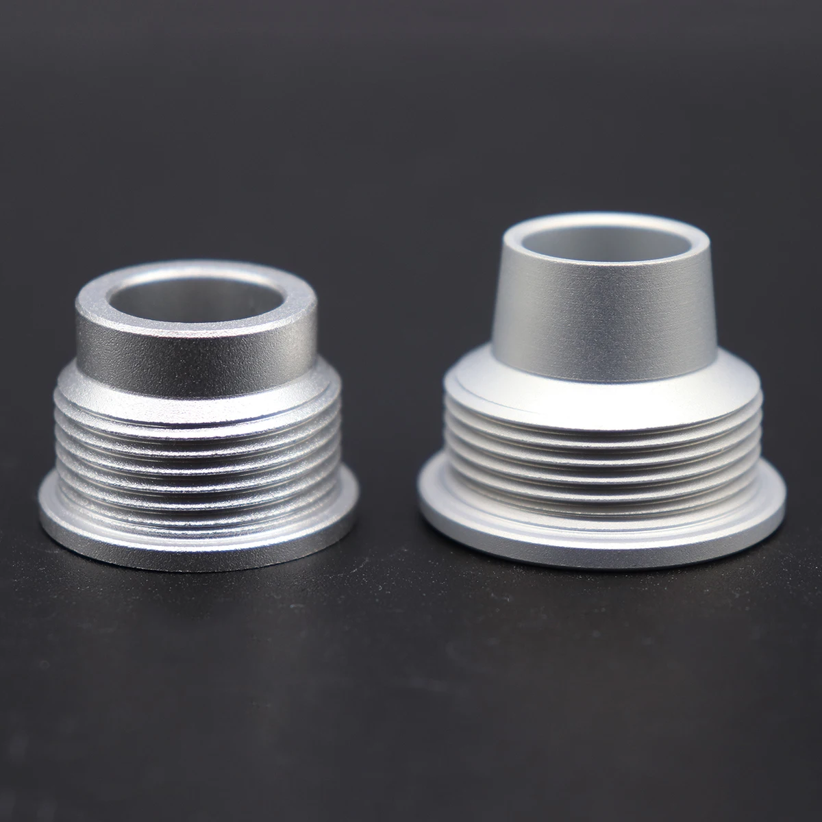 4pcs Upgrade Aluminum alloy Fuel Injection Valve Injector Insert Cup Seat 058133555 Repair Kit For VW Bora 1J Golf MK4 Sharan 7M