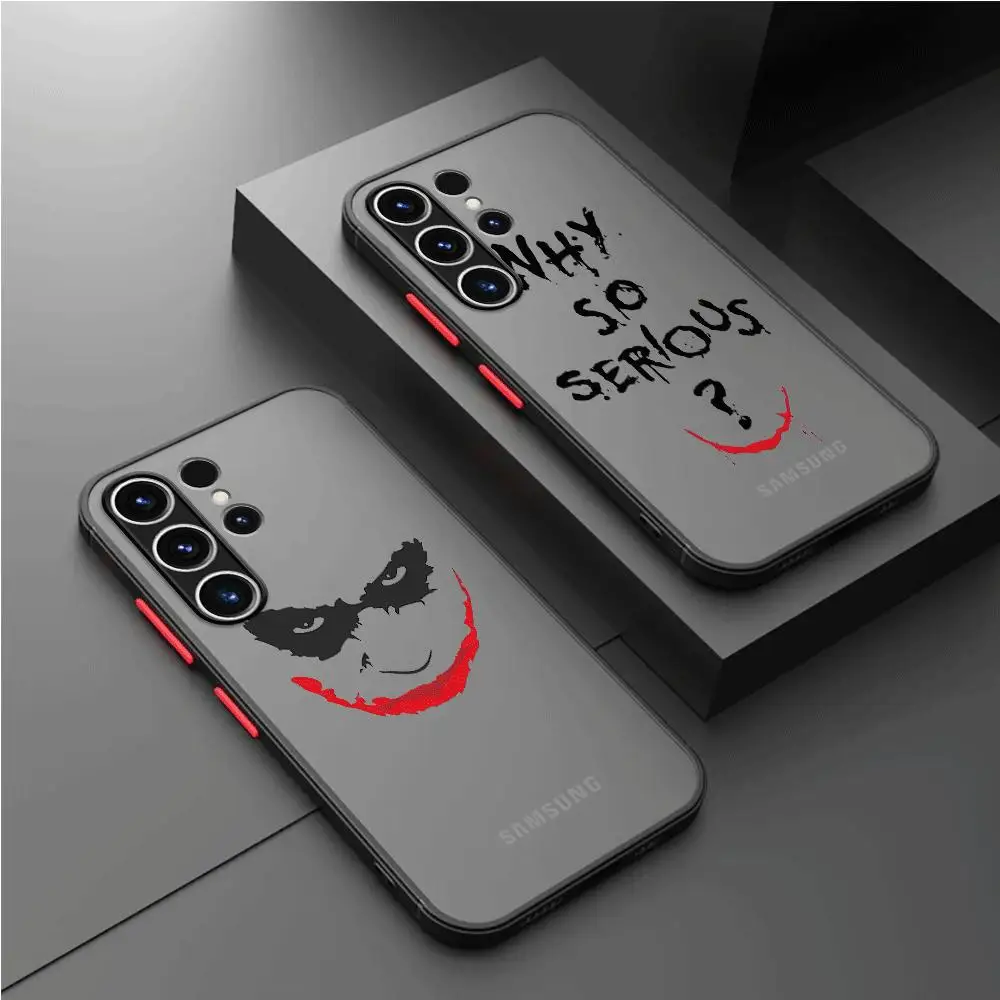 Phone Case for Samsung Galaxy S23 FE S22 Plus S23 Ultra S9 S21 FE S10 Plus S20 Ultra cool Joker Cover