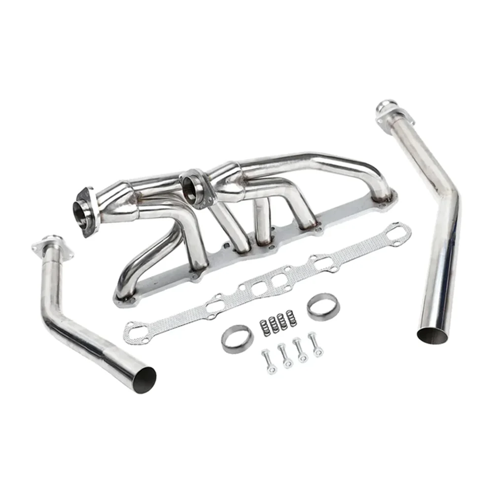

Exhaust Manifold & Gasket Kit Tube Stainless Exhaust Header for 1960-1983 Ford/Mercury L6 144/170/200/250 Cid