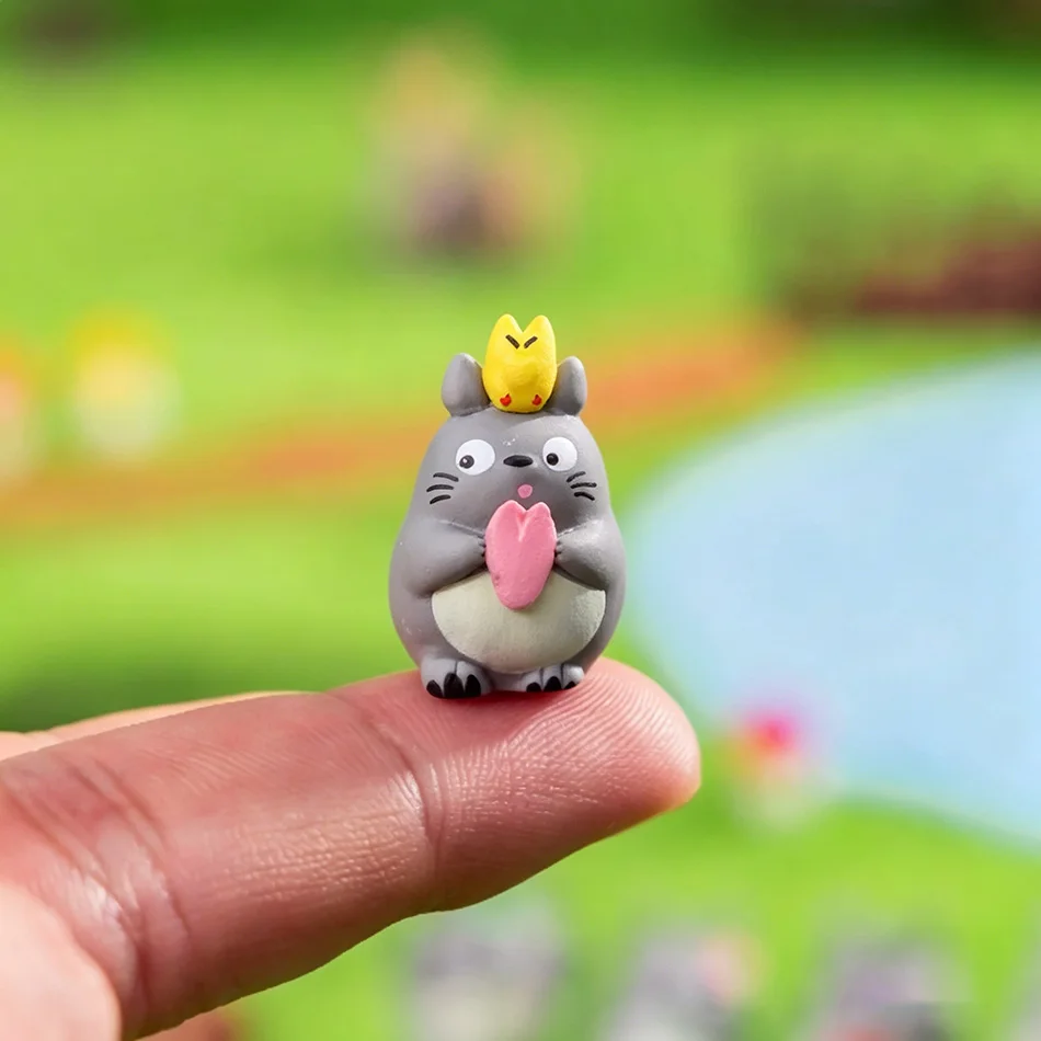 5pcs-12pcs/set 2026 Hot Anime Series Figure Totoro Mini Statue Cute Toys Room Ornaments Pvc Figures Toy Kid Gifts Collecctibles