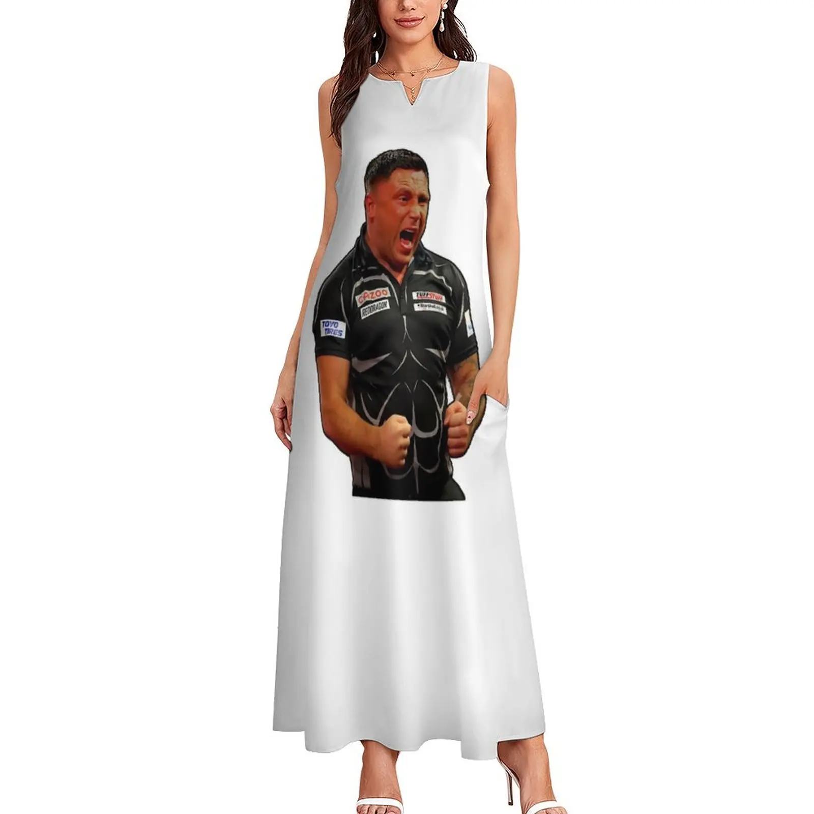 Gerwyn price Darts,FUNNY GIFT FOR GERWYN PRICE LOVERS,FUNNY Long Dress summer clothes Evening gown african dresses for woman