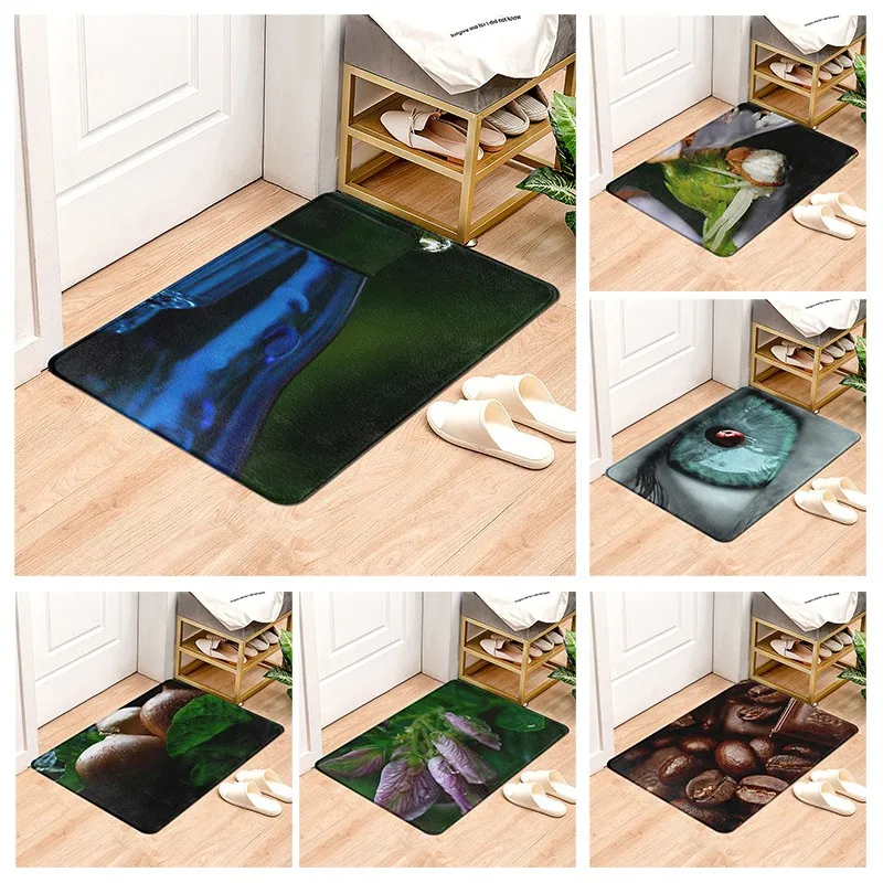 Dark Mat Bathroom Shower Mat Decorative Absorbent Foot Mat Entrance Door Kitchen Mat Bedroom Mat Boho mat Bathtub toilet rug