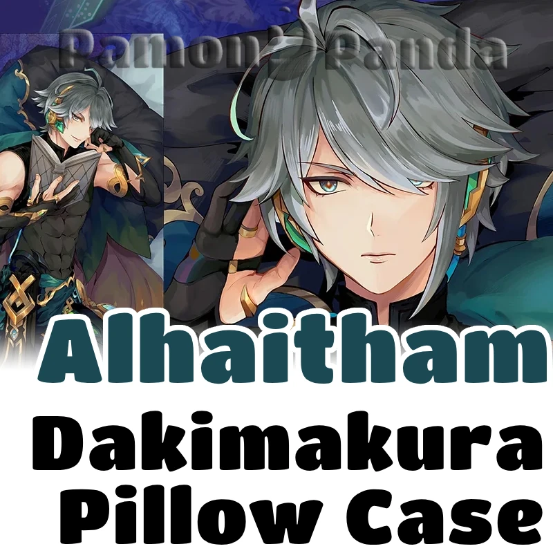 Alhaitham Dakimakura Genshin Impact Hugging Pillow Case Full Body Cushion Cover Pillowcase Home Bedding Decor Otaku Gift MYT