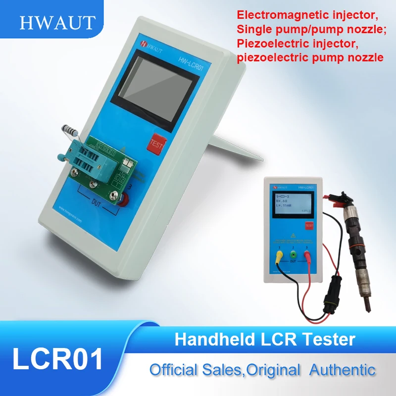 Diesel Common Rail Piezo LCR Injectors Tester In-built Battery LCR01 TL-200 TR LCR ESR Resistance Capacitance Inductance Tester