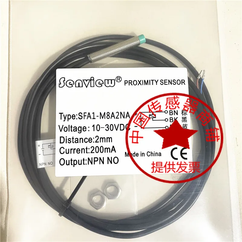 New SFA1-M8A2NA SFA1-M8A2PA SenView Proximity Sensor in Stock Industrial Sensor for Detection Applications
