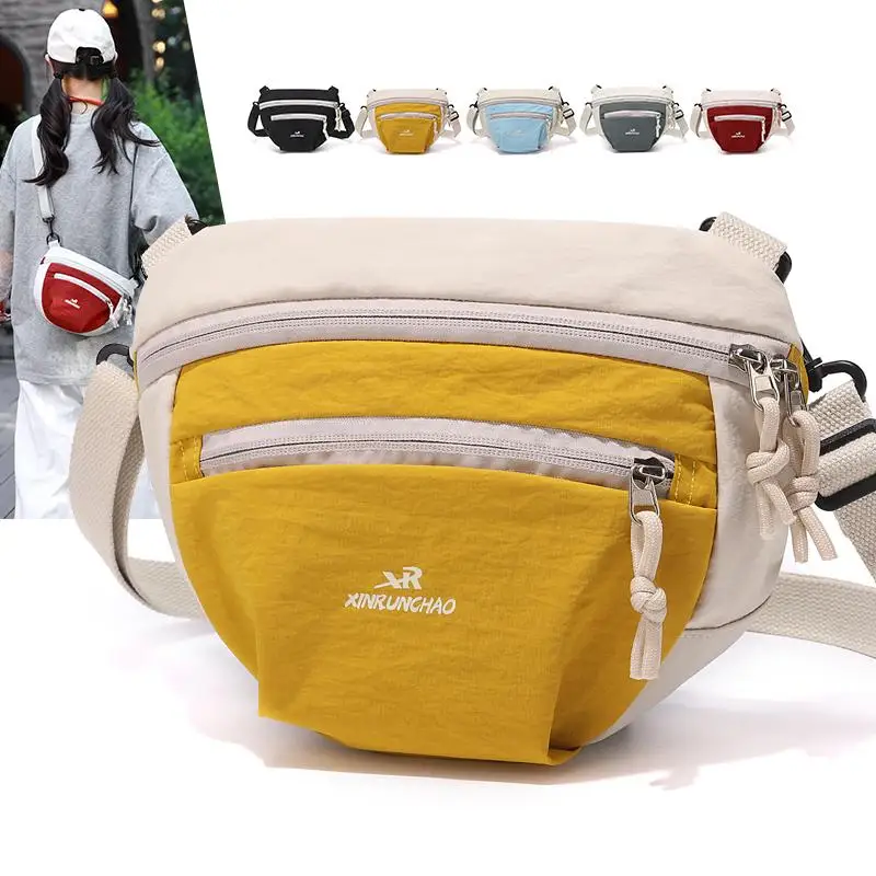 Women's Lightweight Mini Crossbody Bag Casual Fashionable Travel Sling Chest Pack Outdoor Hiking Daypack for Women Shoulder Bags