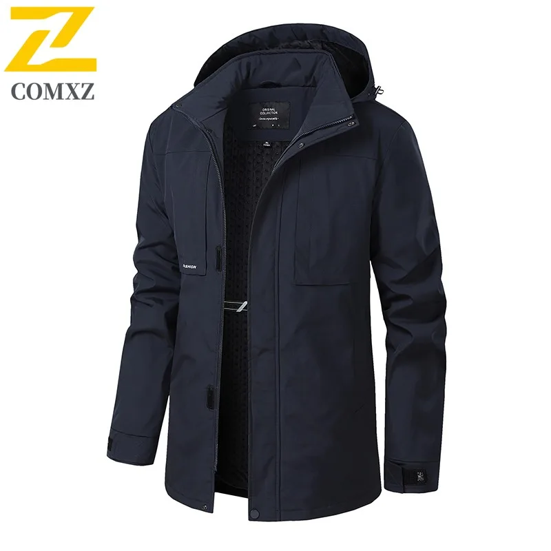 ​ Coupe-vent en coton pour hommes, style américain, épais, vêtements d'extérieur décontractés, usage quotidien, léger, sport, chaud, manteau bouffant, hiver ​