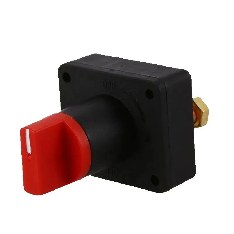Rotary Key Marine Car Battery Isolator Switch Auto Modify Main Power Disconnector Kill Switch 12V 24V 32V 300A