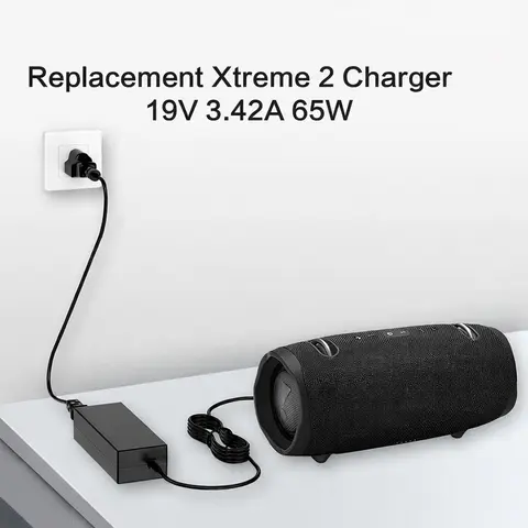 Charger for Xtreme 2 Charger, 19V Power Cord Compatible with Xtreme 2, Xtreme 1, Boombox 2, Boombox 1, Xtreme Special Edition