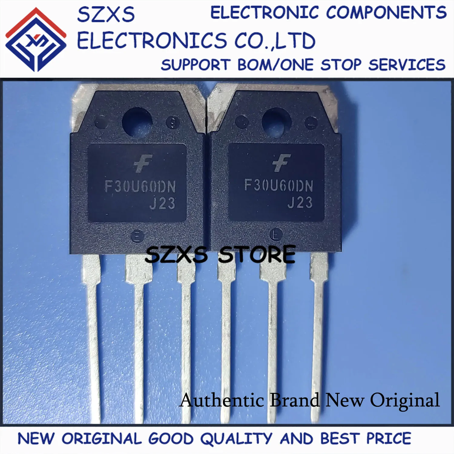 New Original 10Pcs F30U60DN FFA30U60DN TO-3P 600V 30A Fast Recovery Diode In Stock Electronic Components Good Quality