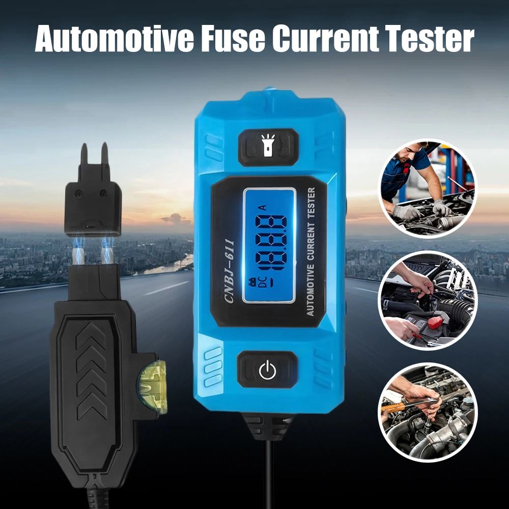 

Инструмент для проверки тока автомобильных предохранителей, тестер неисправностей автомобиля, высокоточный измеритель цепи предохранителей до 48В, инструмент для диагностики неисправностей.