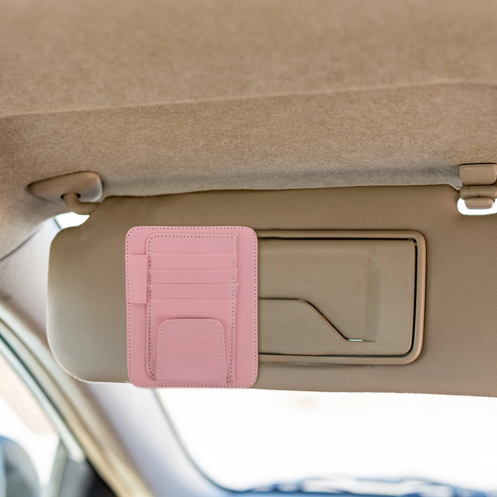 

Car Visor Organizer Sunglass Holder Eyeglass Clip Multifunctional Sun Visor Card Ticket Storage Auto Interior Accessories Truck