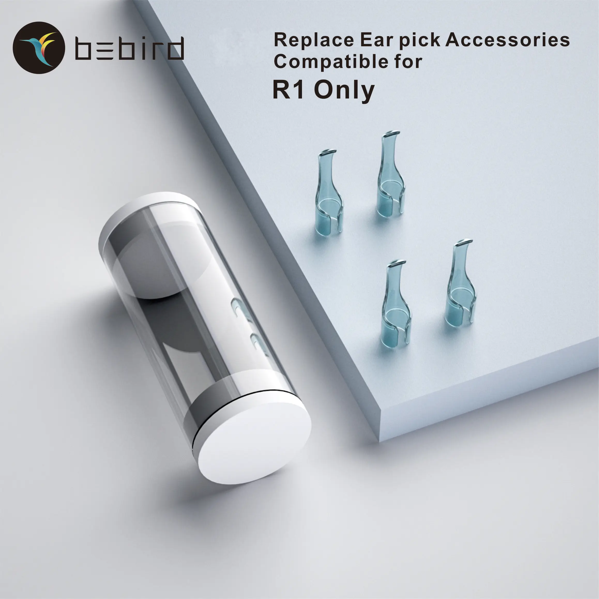 T15 Ear Tips Accessory,Bebird Original R3 X3 C3 B2 X17 M9pro Visual Earpick EarCare Ear Cleaner Replace Tip Tool 9 Pieces 1 Set