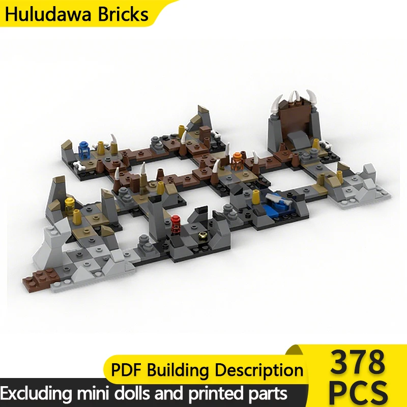 

Ring Movie Model MOC Building Bricks Caves Deep In The Mountains Modular Technology Children Holiday Gifts Assemble Toys Suit